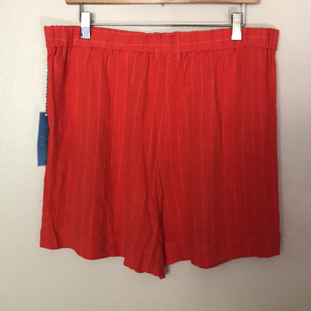 NEW Draper James Linen Shorts. XL - Picture 8 of 10